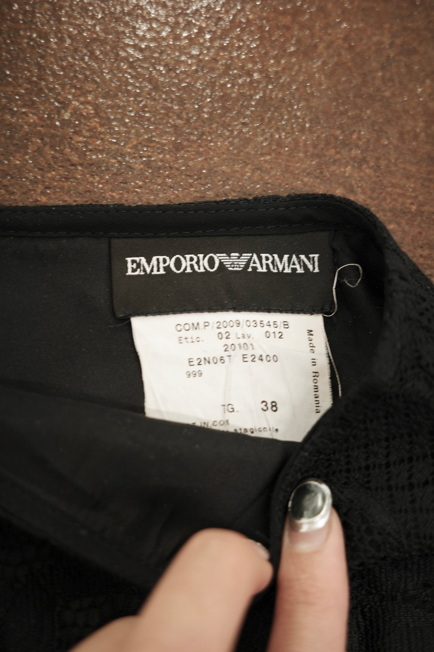 EMPORIO ARMANI flower skirt
