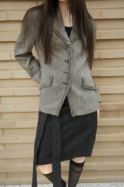 ANNE KLEIN wool blazer
