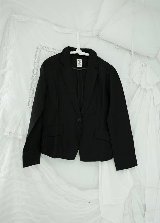 MICHEL KLEIN linen blazer