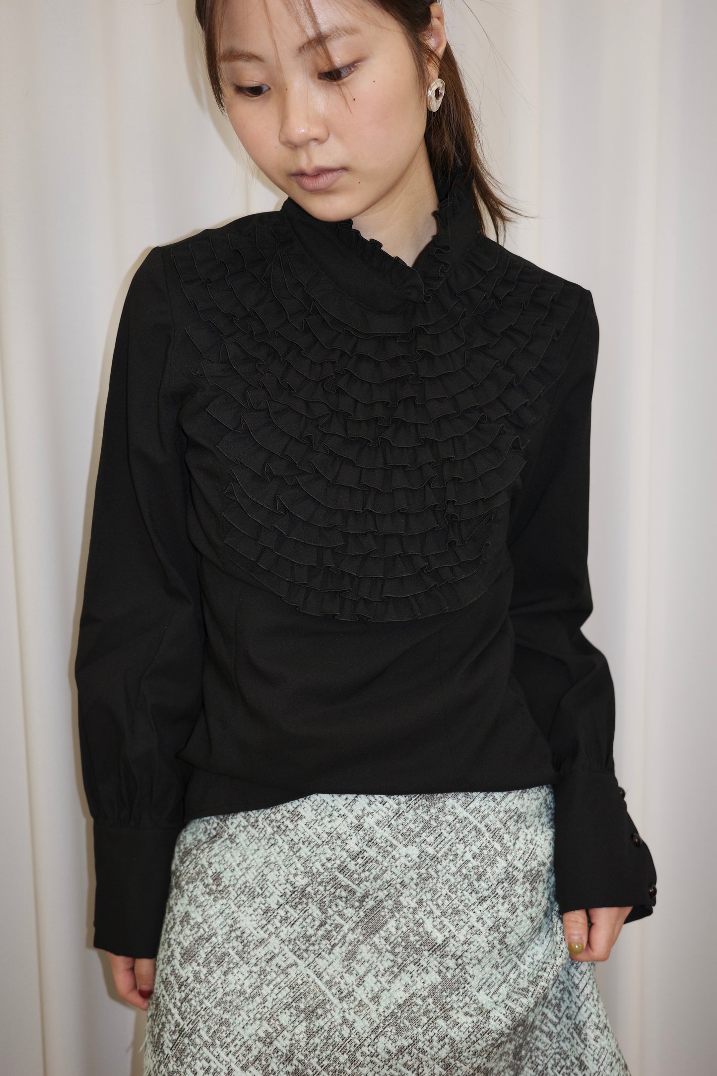 KYE ruffle shirt