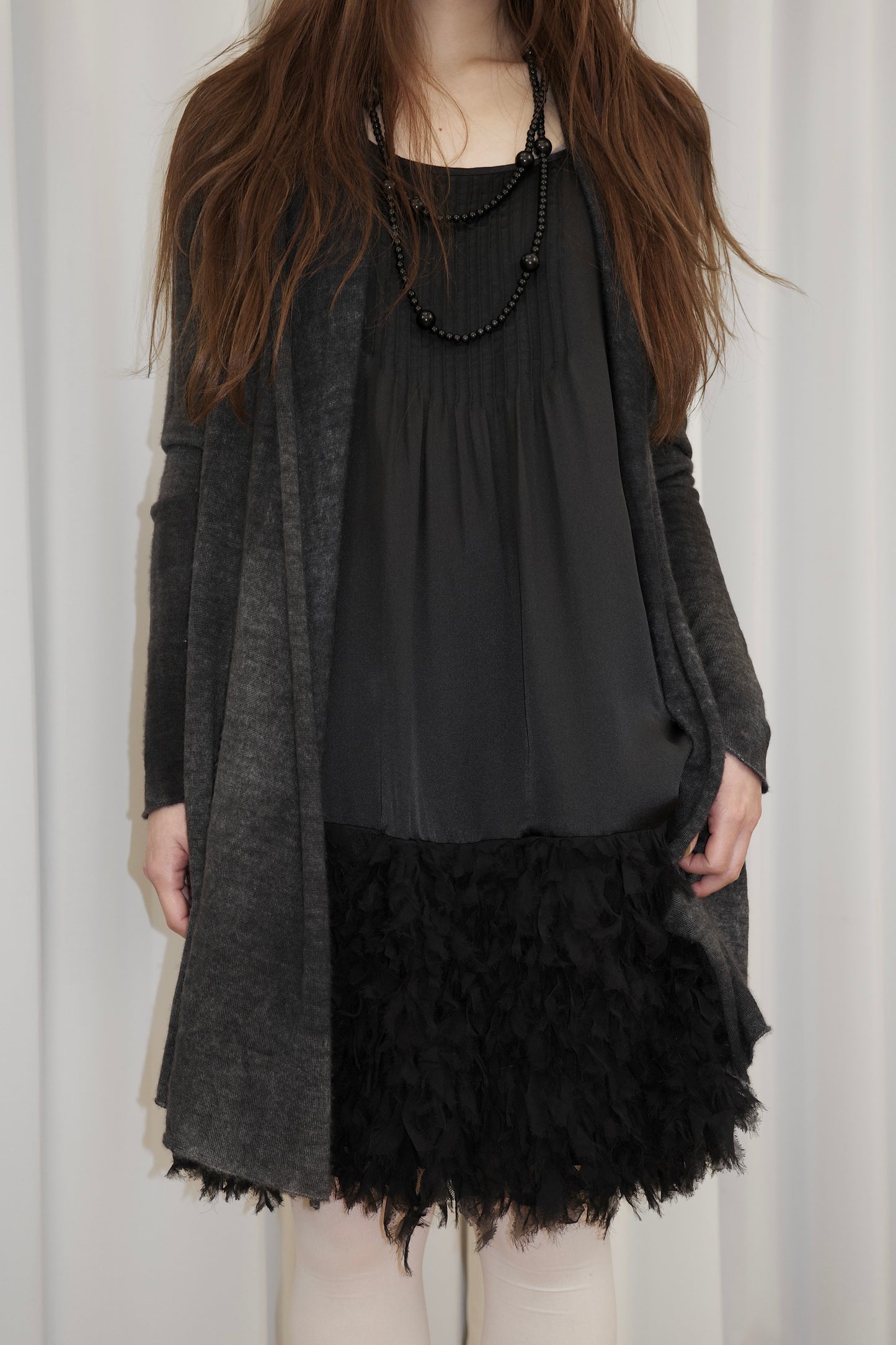 VINTAGE feather dress