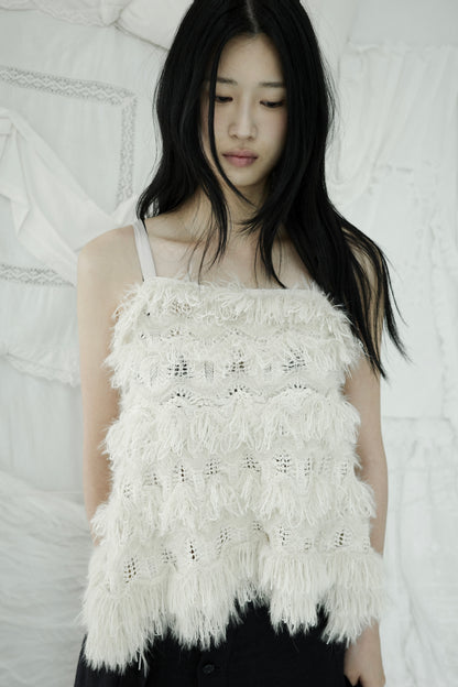 LILIY BROWN knit vest
