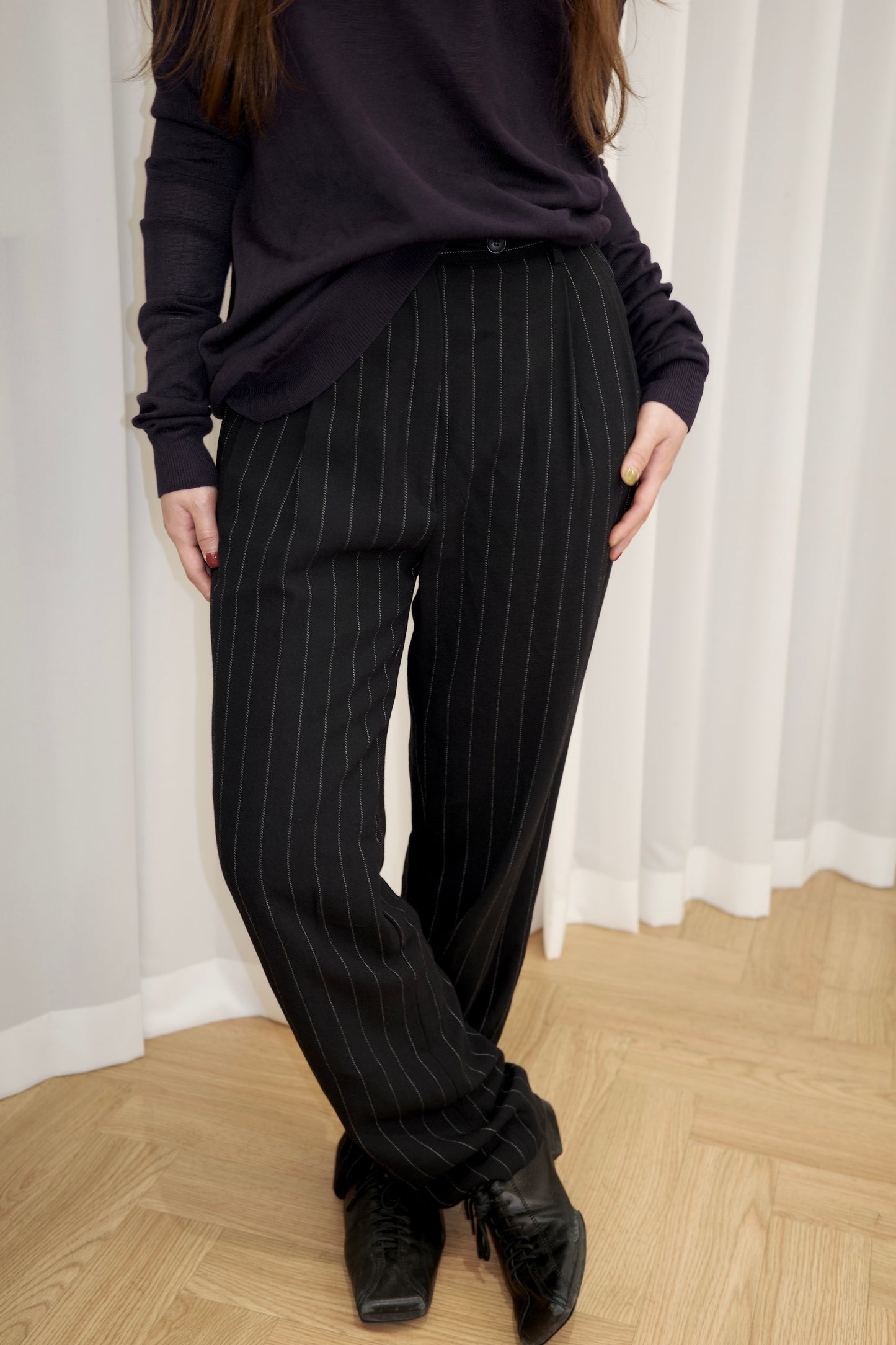 EMPORIO ARMANI wool trousers