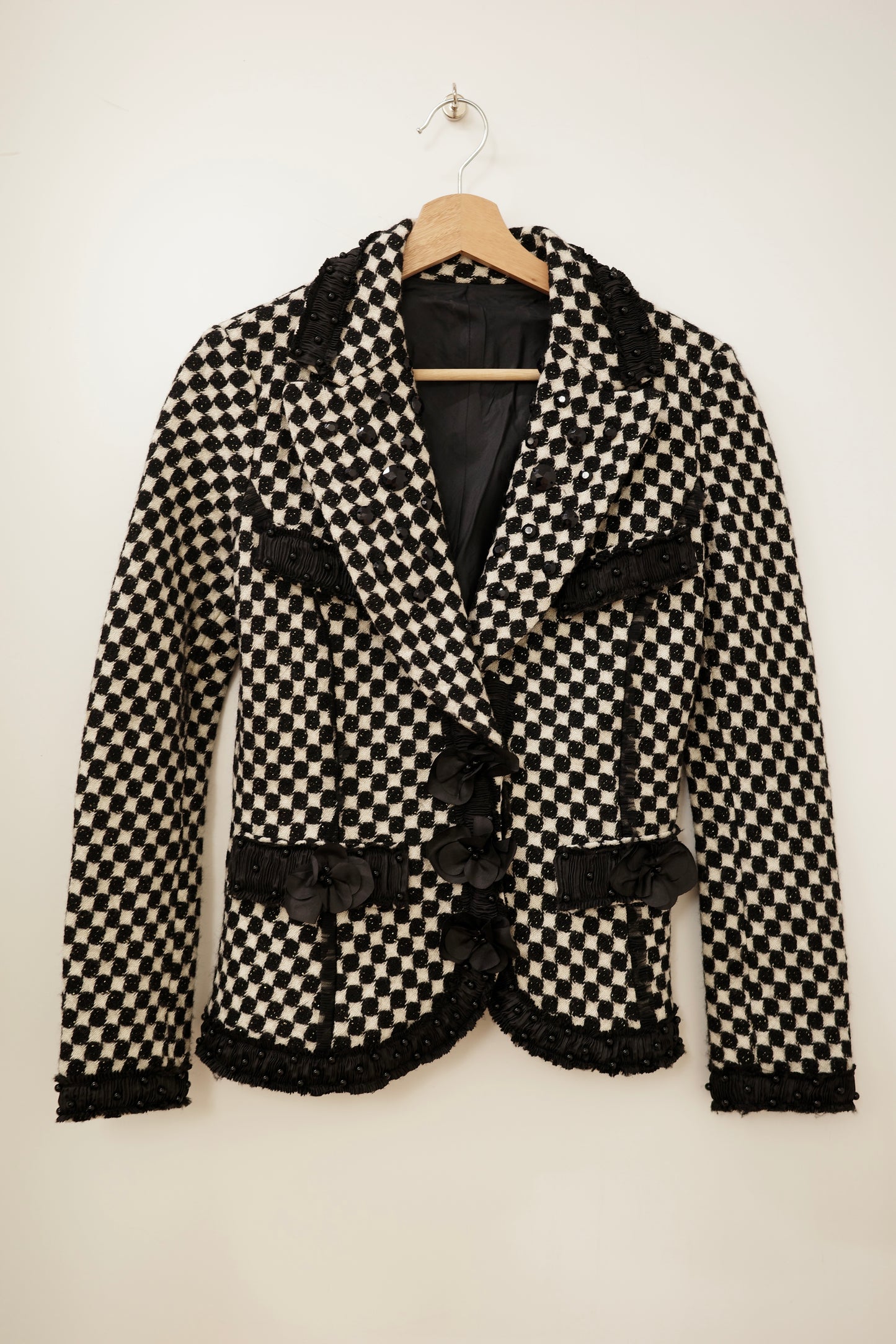 VINTAGE wool dote blazer