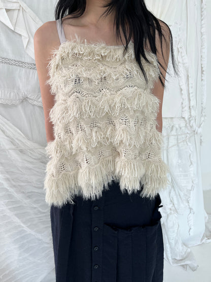 LILIY BROWN knit vest