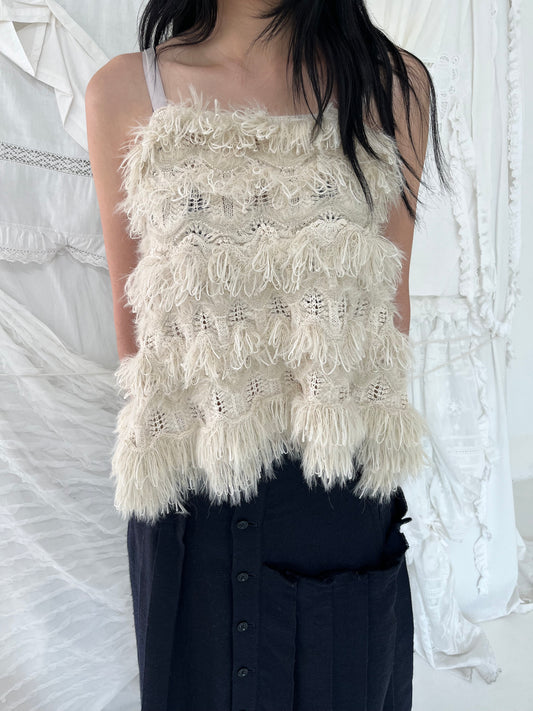 LILIY BROWN knit vest