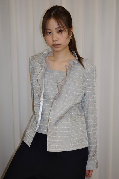 VINTAGE frill blazer