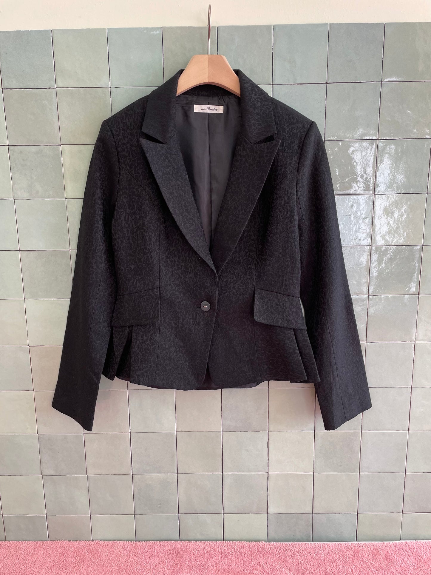 PETIT POUDRE cotton blazer