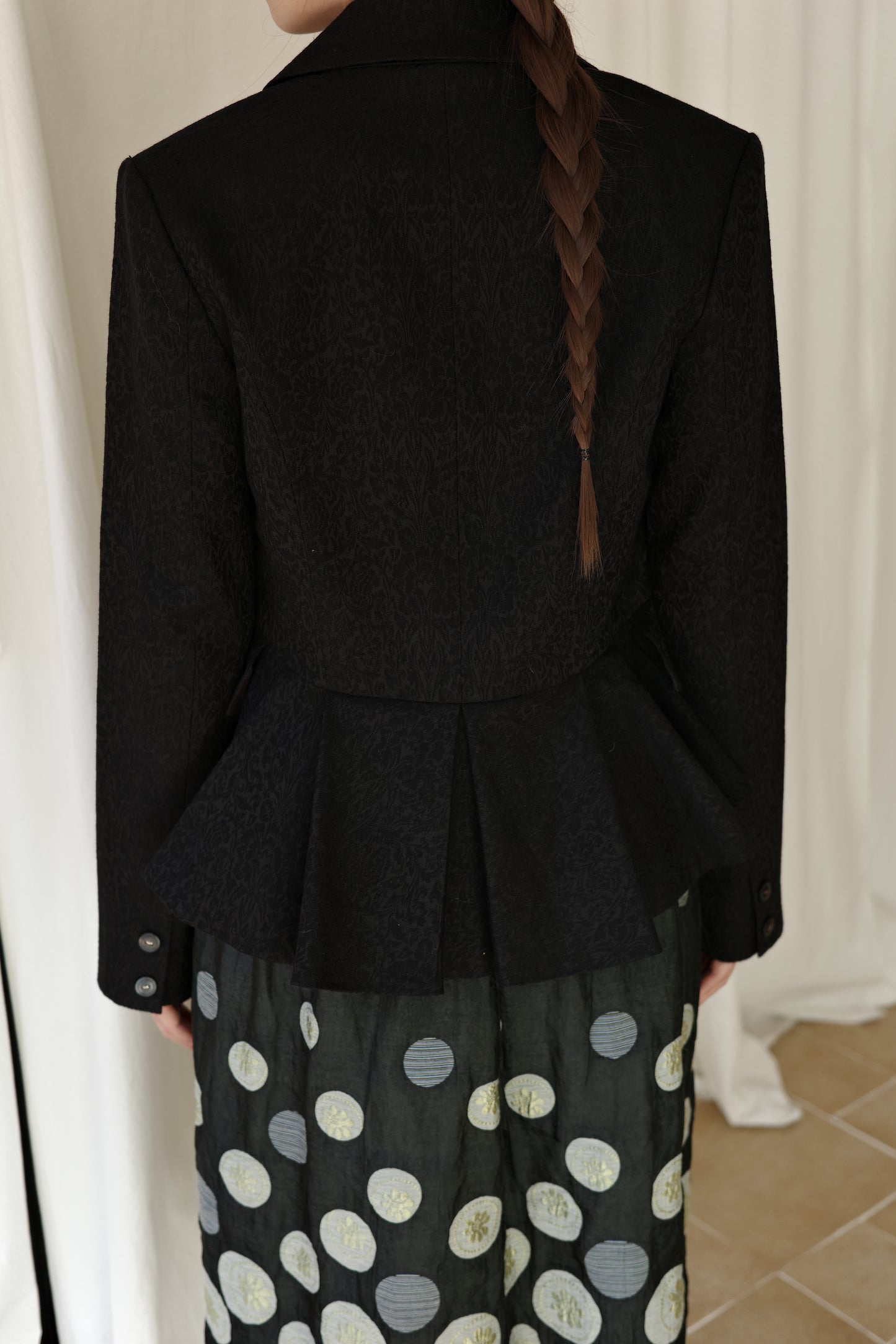 PETIT POUDRE cotton blazer