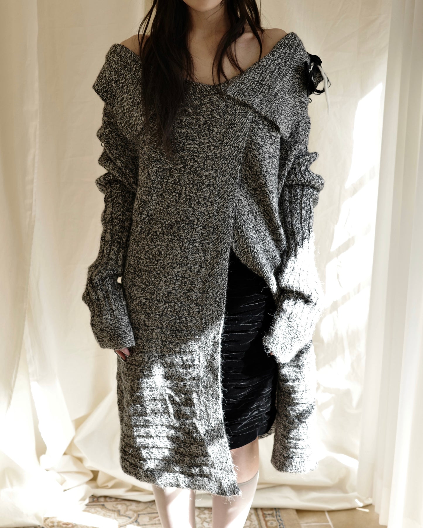 JOLIE JOLIE alpaca cardigan